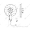 Radiator cooling fan for VW TOUAREG PORSCHE CAYENNE